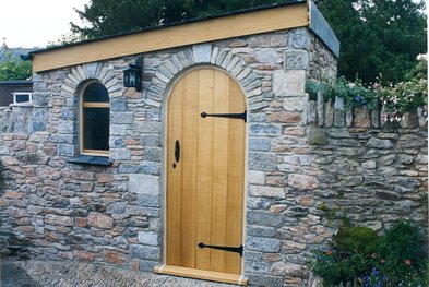 limestone outhouse